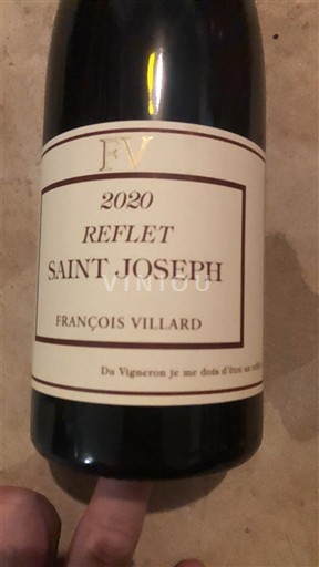 Valle del Ródano Saint-Joseph François Villard Reflet 2020