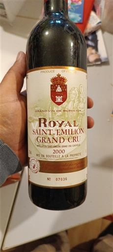 Bordeaux Saint-Émilion Grand Cru Grand Cru Royal 2000