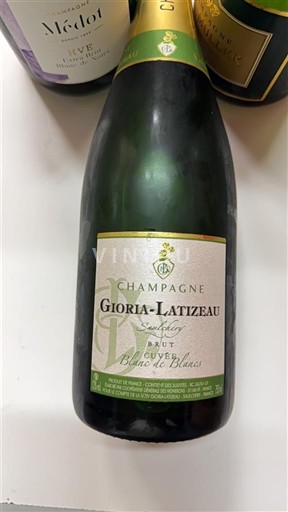 Champaña Champán Gioria-Latizeau Blanc de Blancs Sin añada