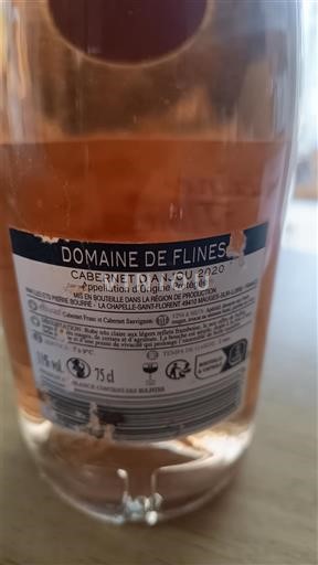 Thung lũng sông Loire Cabernet-d'Anjou Domaine Flines 2020