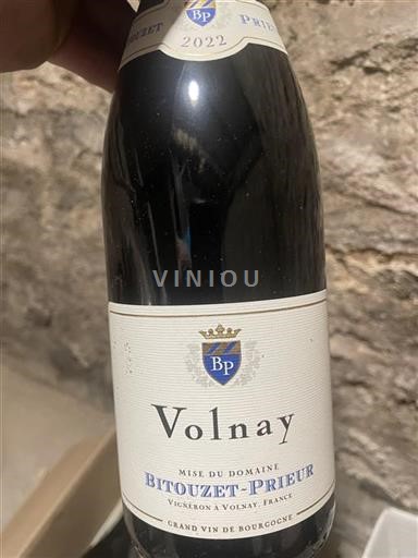 Bourgondië Volnay Bitouzet-Prieur 2022