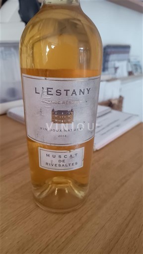 Roussillon Muscat de Rivesaltes L'Estany 2014