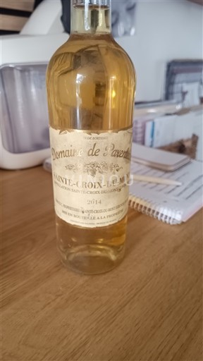 Bordeaux Sainte-Croix-Du-Mont Domaine Parenteau 2014