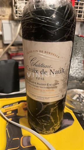 Bordeaux Montagne Saint-Émilion Château la Croix de Nault 2016