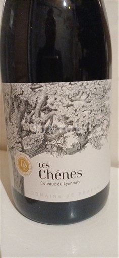 Lyonês Coteaux-do-Lyonês Domaine Prapin Les Chênes 2021