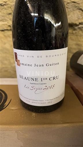 Borgogna Beaune Premier Cru Domaine Jean Guiton Les Sizies 2018