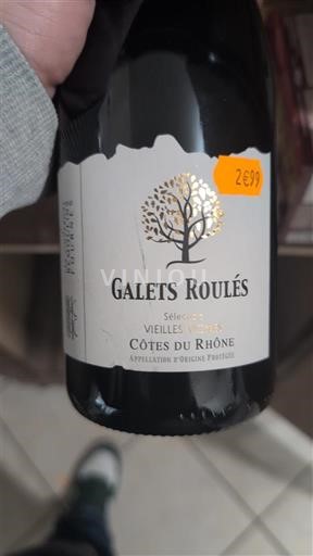 Rhône-dalen Côtes-du-Rhône Galets Roulés Sélection Vieilles Vignes 2018