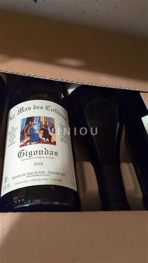 Rhône-dalen Gigondas Le Mas des Collines 2018