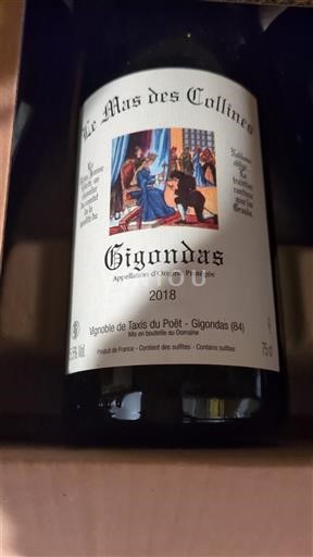 Rhônedalen Gigondas Le Mas des Collines 2018