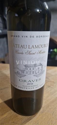 Bordeaux Graves Château Lamourou Saint Martin 2016