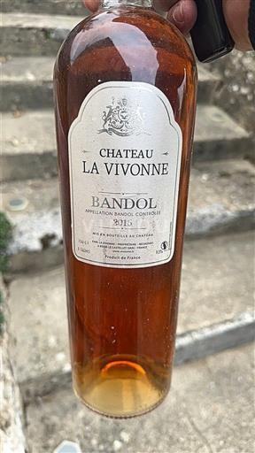 Provence Bandol Château La Vivonne 2015
