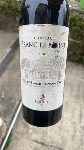 Bordeaux Saint-Émilion Grand Cru Château Franc Le Maine 2008