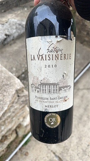 Bordeaux Puisseguin-saint-émilion Château La Vaisinerie 2010