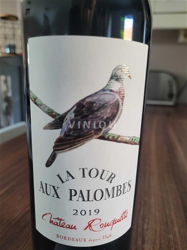 Bordeaux Château Rouquette La Tour Aux Palombes 2019