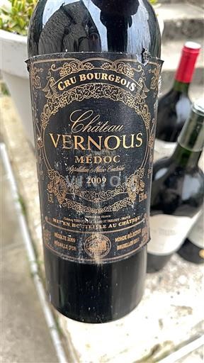 Bordeaux Médoc Château Vernous 2009