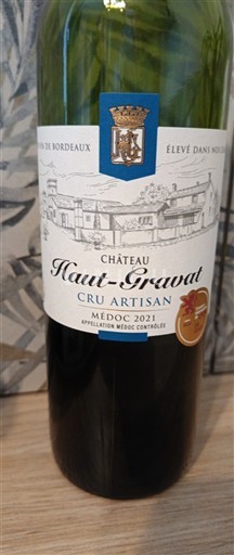 Bordeaux Médoc Château Haut-Gravat 2021