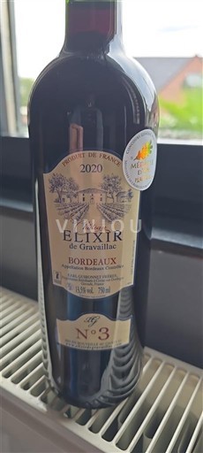 Bordeaux Gravillaic Elixir N°3 2020