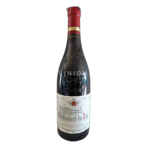 Rhônen laakso Châteauneuf-du-Pape Domaine du Haut des Terres Blanches 2011
