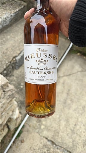 Bordeaux Sauternes Premier Cru Château Rieussec 2006
