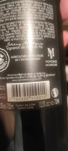 Bordeaux Không được chỉ định Vignobles Mourgues 2020