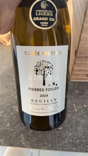 Thung lũng sông Loire Reuilly Pierres Folles Prestige 2024