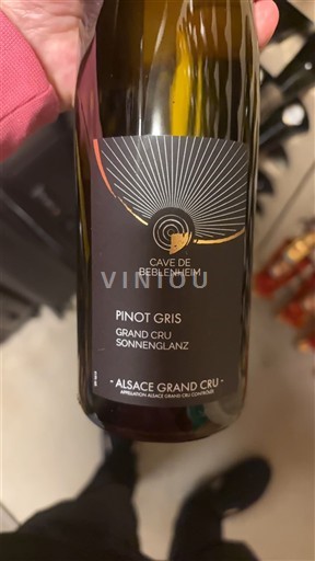 Alsace Pinot xám Grand Cru Cave de Beblenheim Sonnenglanz 2023