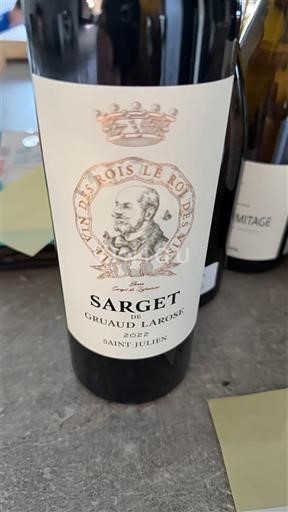 Bordeaux Saint-Julien Château Gruaud Larose Sarget 2022