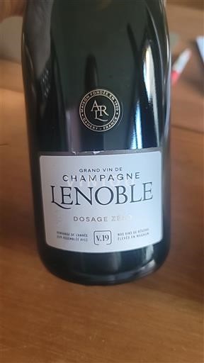 Champaña Champán Lenoble Dosage Zéro V.19 Sin añada