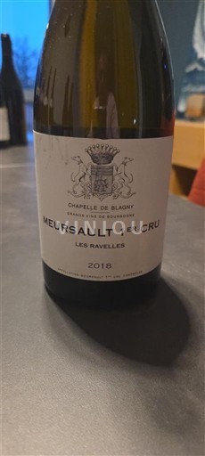 Burgundia Meursault Premier Cru Chapelle de Blagny Les Ravelles 2018