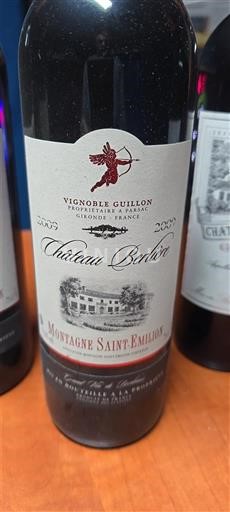 Bordeaux Montagne-saint-émilion Château Bertin Không niên vụ