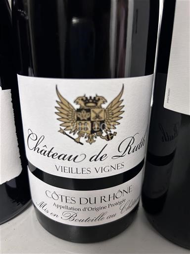 Thung lũng Rhône Côtes-du-rhône Château Ruth Vieilles Vignes Không niên vụ