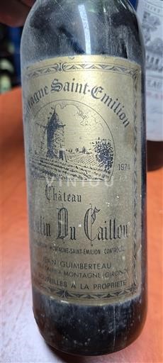 Burdeos Montagne-Saint-Émilion Château Moulin du Caillou 1974