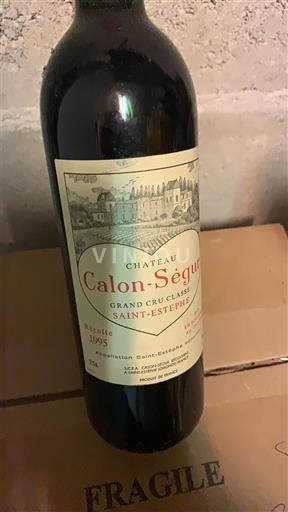 Bordeaux Saint-Estèphe Grand Cru Château Calon-Ségur 1995