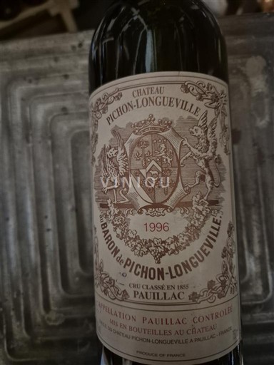 Burdeos Pauillac Grand Cru Château Pichon-Longueville Baron 1996