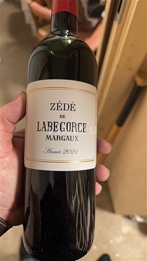 Bordeaux Margaux Labégorce Zédé de Labégorce 2021