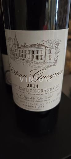 Bordeaux Saint-Émilion Grand Cru Grand Cru Château Gueyrosse 2014