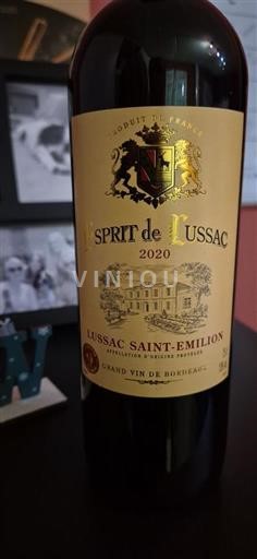 Bordeaux Lussac-saint-émilion L'Esprit de Lussac 2020