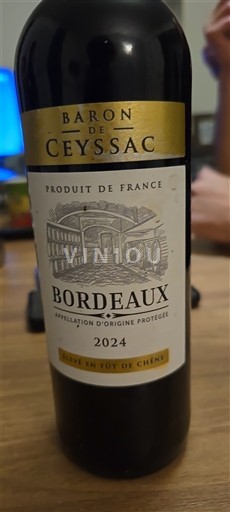 Bordeaux Baron de Ceyssac 2024