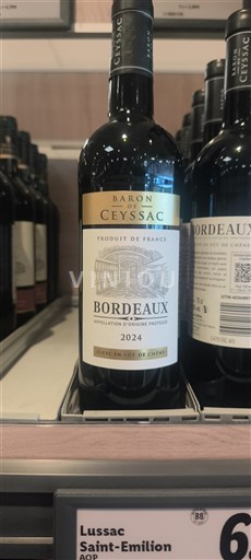 Bordoja Bordo Baron de Ceyssac 2024