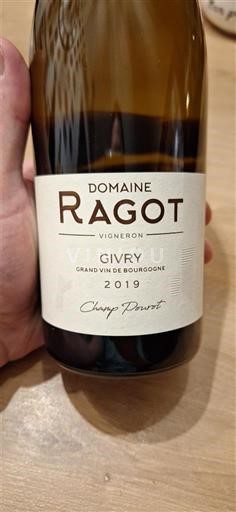 Burgund Givry Domaine Ragot Champ Pourot 2019