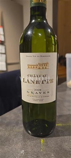 Bordeaux Graves Château Lanette 2005