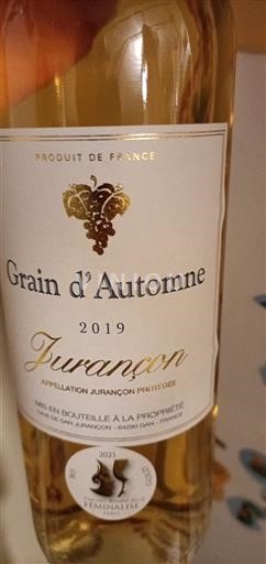 Jugozahod Jurançon Grain Automne 2019