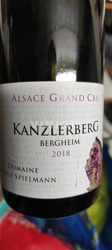 Alsazia Alsazia Grand Cru Grand Cru Domaine Sylvie Spielmann KANZELBERG BERGHEIM 2018