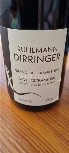 Alsace Gewurztraminer Grand Cru Ruhlmann Dirringer Les Mille et une Pierres 2021