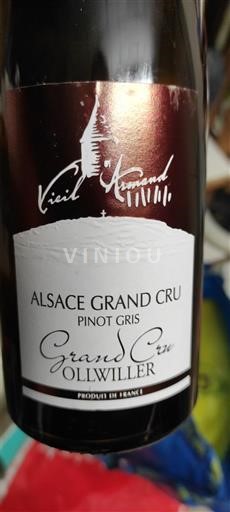 Alsazia Pinot grigio Grand Cru Voeil Armand 2020
