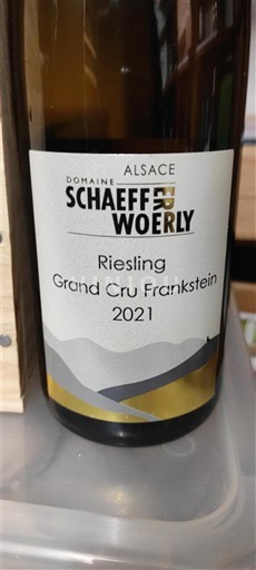 Alsace Riesling Grand Cru Domaine Schaeffer Woerly 2021