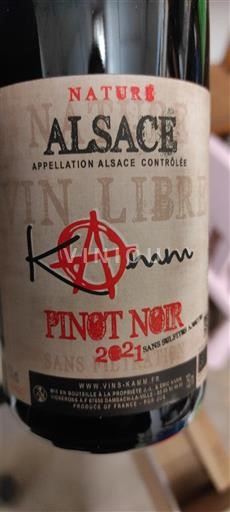 Alsace Kamm Nature Pinot Noir 2021