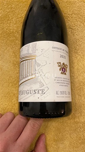 Alpes và các vùng Rhodanien Collines rhodaniennes Coteaux de Vienne Syrah D'AUGUSTE 2021
