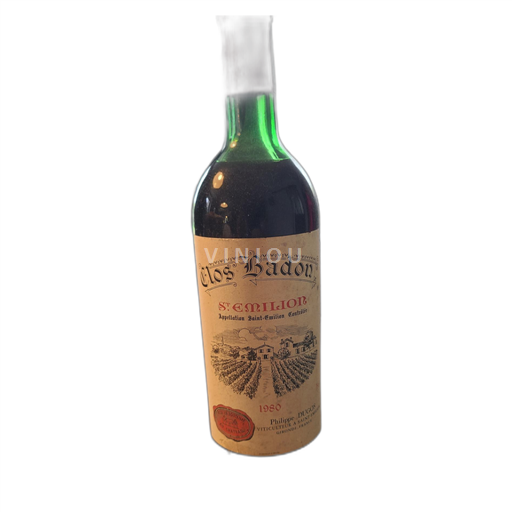Bordeaux Saint-Émilion Clos Badon 1980