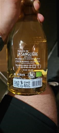 Provansa Ni doloceno Domaine La Sanglière Apogée 2024